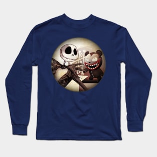 scary teddy - no text Long Sleeve T-Shirt